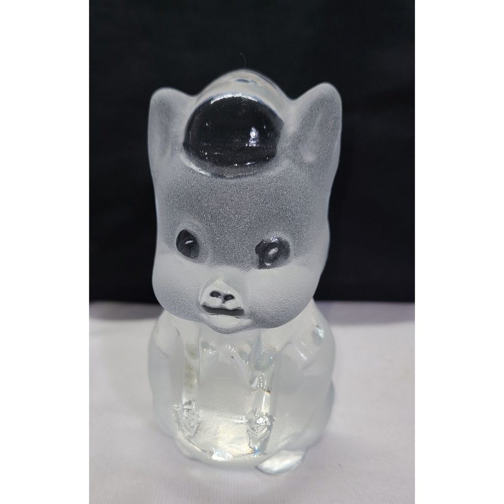 Viking Glass frosted Porky Pig